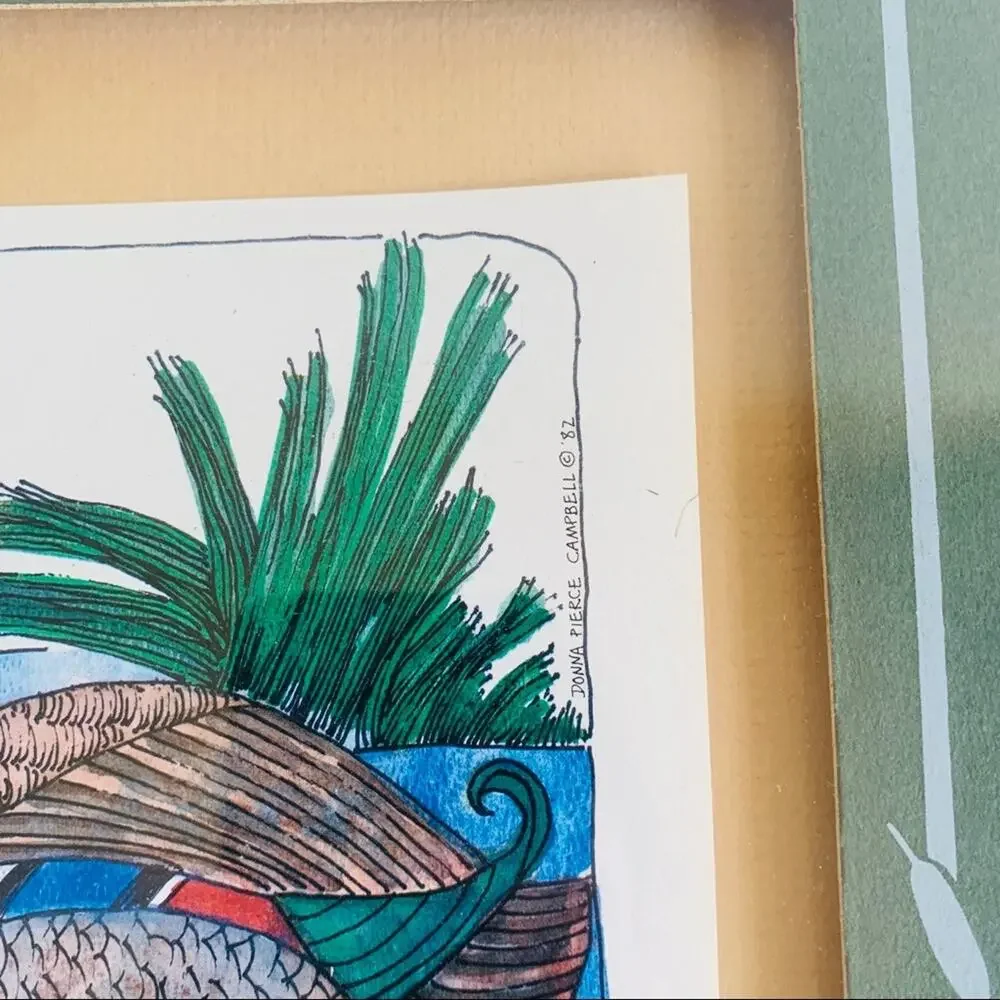1982 Mallard Duck Watercolor Art